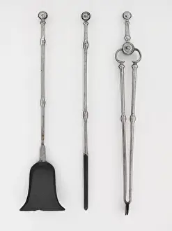 Geffrye Museum Prints: Fire tools