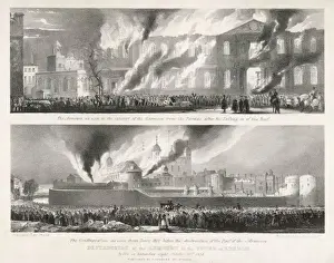 Armoury Prints: Fire at the Tower 1841