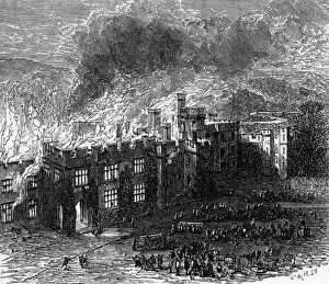 Fire at Warwick Castle