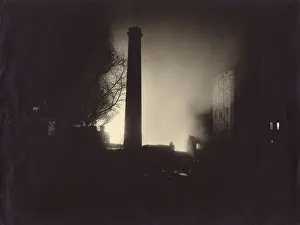 Fire at White Swan Laundry, SW London