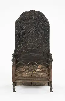 Fireback and grate