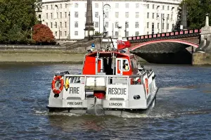 Fireboat Fire-Dart, River Thames
