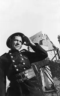 Rescuing Prints: Firefighter in a flying bomb film, WW2