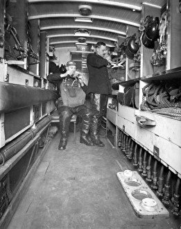 Images Dated 9th November 2011: A firefighter puts on his Proto breathing apparatus