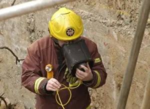 Firefighters attend collapse at building site