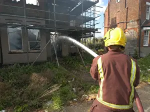 Rydal Prints: Firefighters attend a house fire at Rydal Road