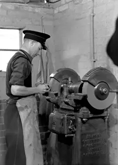 Firefighters doing productive work in lull period, WW2