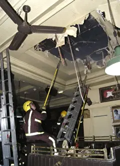 Firefighters respond to a fire at 7 Old Park Lane, W1