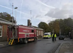 Firefighters at Royal Hospital Chelsea