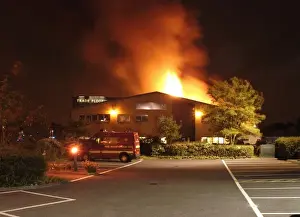 Firefighters at scene of 15 pump fire in Uxbridge