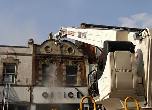 Firefighters at scene of fire in Ealing