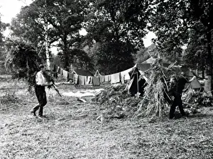 Northwood Prints: Firefighters at a training camp, WW2