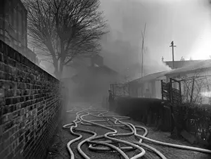 Firefighters at Wansdown Place, London SW6