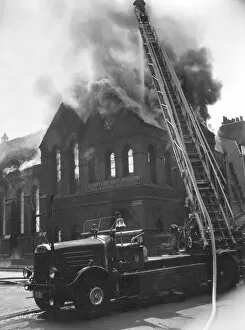 1956 Gallery: Firefighting at Eccleston Place, Victoria, London SW1