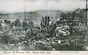 Wale Prints: Fireman Wale - Funeral Procession, Bristol, Bristol County