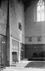 Abbots Prints: Fireplace in Abbot's Hall, Battle Abbey