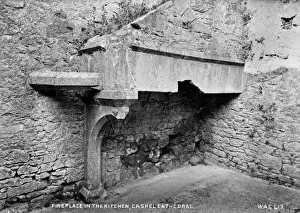 Tipperary Prints: Fireplace in the Kitchen, Cashel Cathedral