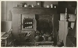Kettles Prints: Fireplace at Wagon and Horses pub, Saltergate