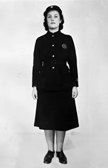 Firewomans uniform of the NFS, WW2