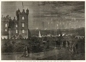 Floors Prints: Fireworks at Floors Castle