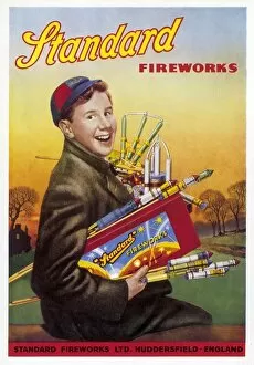 Adverts and Posters Collection: Fireworks Poster
