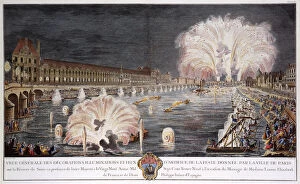Latest Fine Art Gallery: Fireworks on the River Seine, Paris