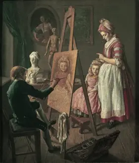 Tretyakov Prints: FIRSOV, Ivan Ivanovich (1733-1785). A Young Painter