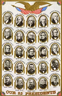 Flags Gallery: The first 25 Presidents of the United States