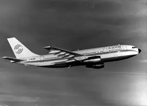 The first A300 F-WUAB during flight trials