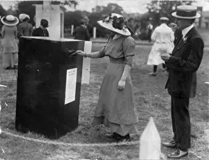 The first aerial mail is posted