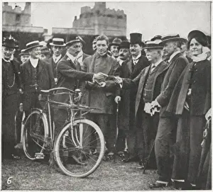 The first aerial post in England