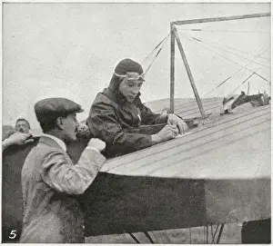 The first aerial post in England