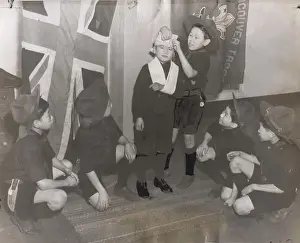Bandage Prints: First Aid class, 32nd Vancouver Scout Troop, Canada