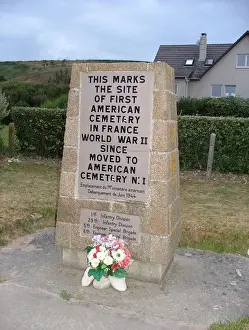 Graves Prints: First American Cemetery Marker Omaha Beach