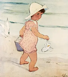 Sunhat Prints: The First Arrival by Muriel Dawson