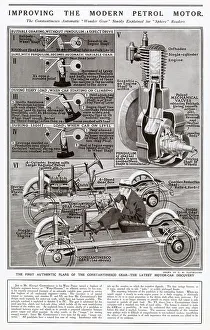 Gears Prints: First automatic plans of the constantinesco gear. Date: 1924