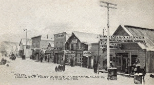 Images Dated 9th May 2017: First Avenue, Fairbanks, Alaska, USA