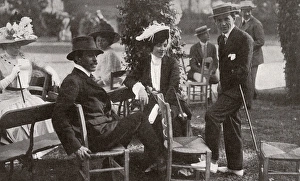 Cartoonist Gallery: The First Aviator & World-Famous Cartoonist in the Tatler