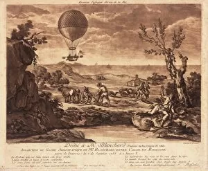 Aerostatic Gallery: First balloon flight over the English Channel