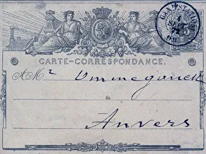 Posted Prints: First Belgian Postcard