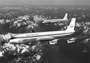 The first and third Boeing 707-121s N708PA and N709PA