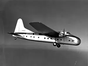 The first Bristol Freighter 32 G-AMWA of Silver City Airways