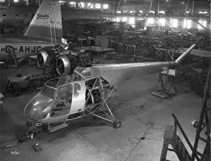 The first Bristol Sycamore under construction at Filton