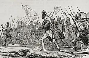 First Carlist War (1833-1840). Carlist uprising in Morella