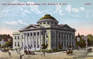 Pilasters Prints: First Christian Church, Liverpool, Ohio, USA