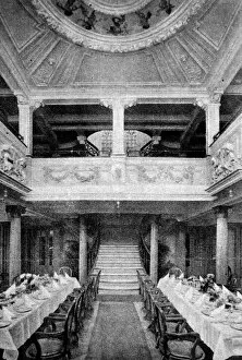 Capes Collection: The first class dining hall, Interior from the lost liner, V