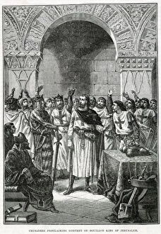 Crusades Collection: FIRST CRUSADE - Godefroi de Bouillon, leader of the First Crusade