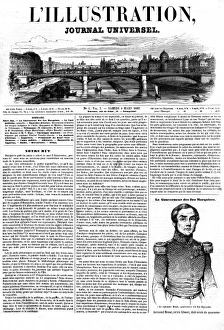 Images Dated 19th November 2012: First Edition of L ILLUSTRATION 1843