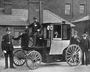 Taxis Prints: First electric cab licensed in London