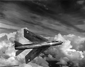 Lightning Prints: The first English Electric P1B Lightning XA847 in flight
